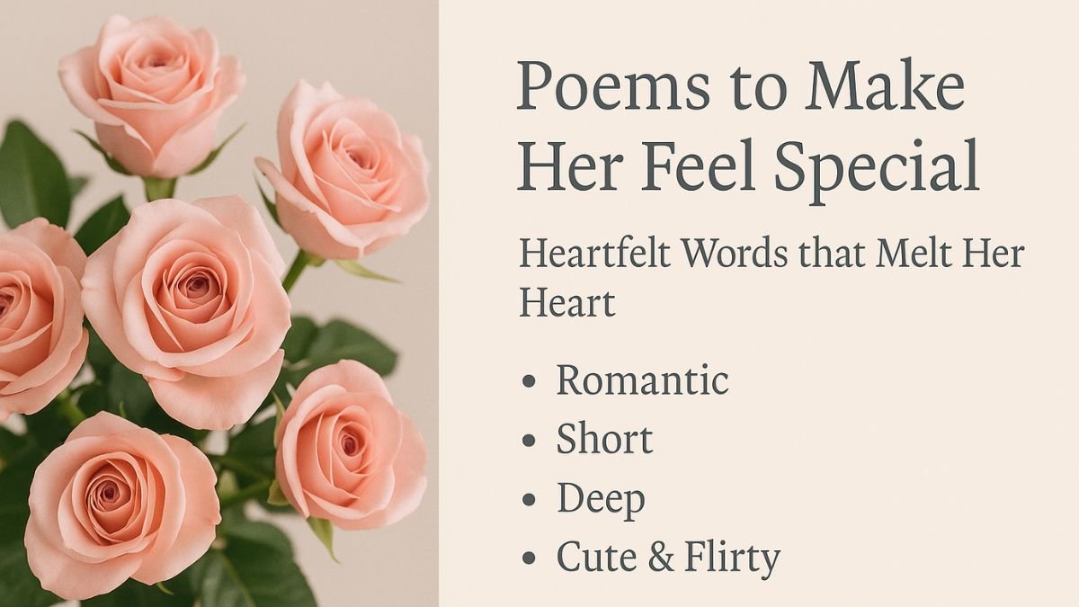 poems to make her feel special