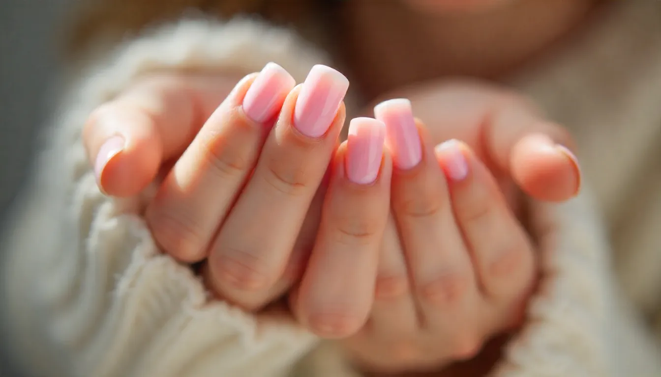 Baby Pink Nails